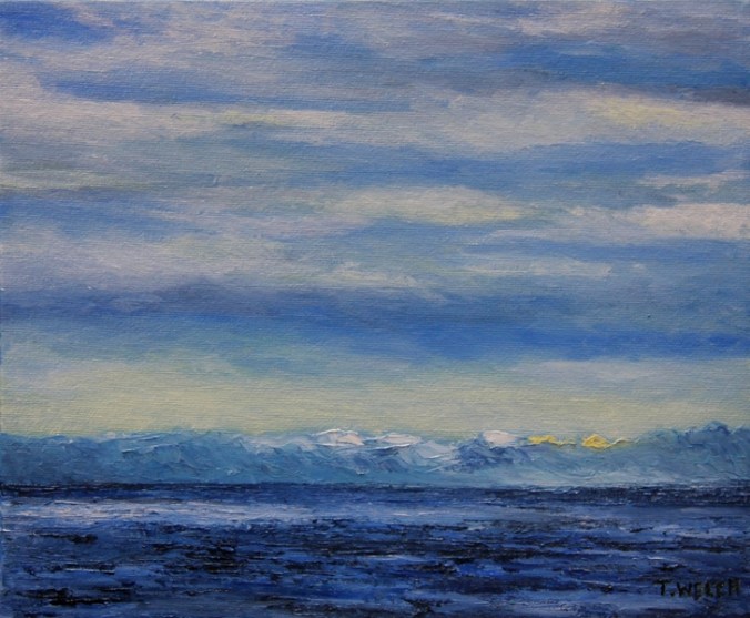 HEAVY CLOUD original oil painting by Terrill Welch
