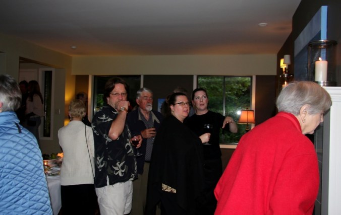 Largest of the three rooms where paintings are exhibited by Josie Olszewski IMG_2651