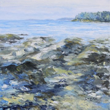 At The Beach 12 x12 inch oil on canvas by Terrill Welch  IMG_1121
