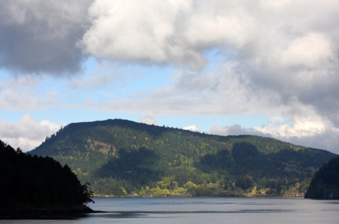 Active Pass breaking cloud cover by Terrill Welch 2013_04_14 023