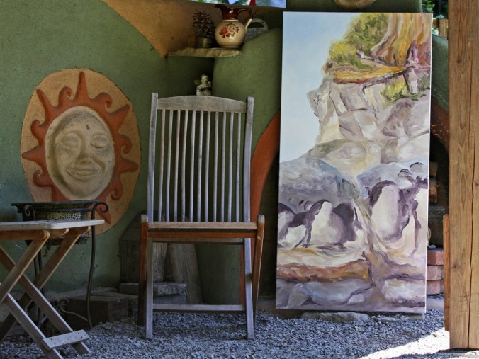 The Edge in the cob courtyard by Terrill Welch 2013_05_08 006