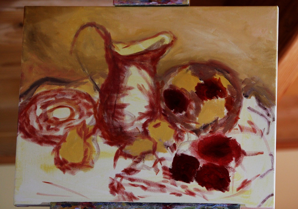 pitcher apples pears under way by Terrill Welch 2013_10_17 089