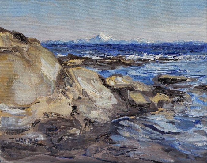 The Mt. Baker Reach 8 x 10 inch oil on canvas by Terrill Welch 2013_07_02 015