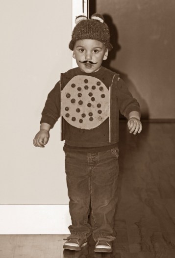 one chocolate chip cookie ready for Halloween sepia by Terrill Welch 2013_11_01 024