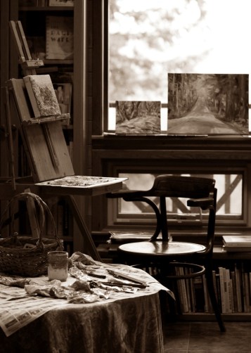 Late November Great Room Studio sepia  by Terrill Welch 2013_11_30 033