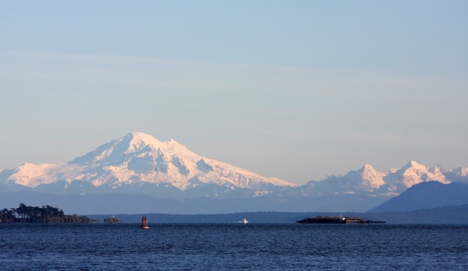 Mount Baker from Inside Passage by Terrill Welch 2014_01_05 088