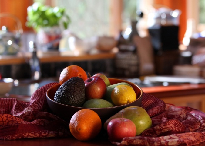 winter bowl of fruit in the kitchen by Terrill Welch 2014_02_05 016