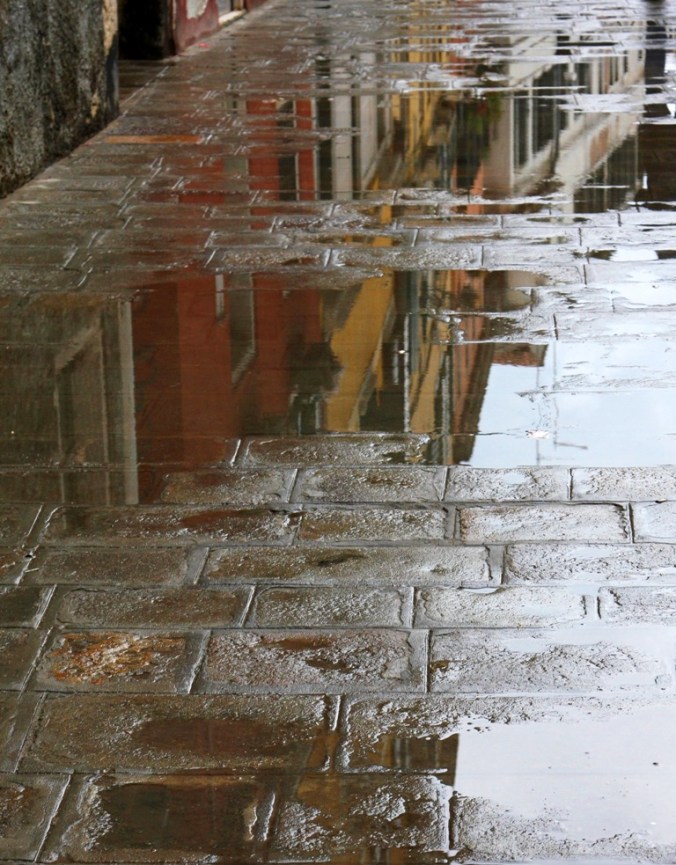 rain on the sidewalk of Venice by Terrill Welch 2014_04_21 003