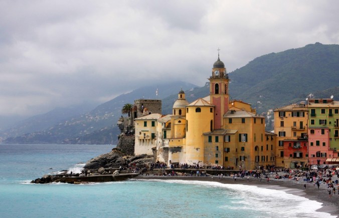 Italian fishing village Festival rain or shine  by Terrill Welch 2014_05_11 182