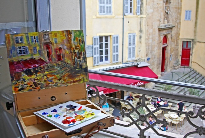 plein air window in Aix en Provence by Terrill Welch 2014_05_18 062
