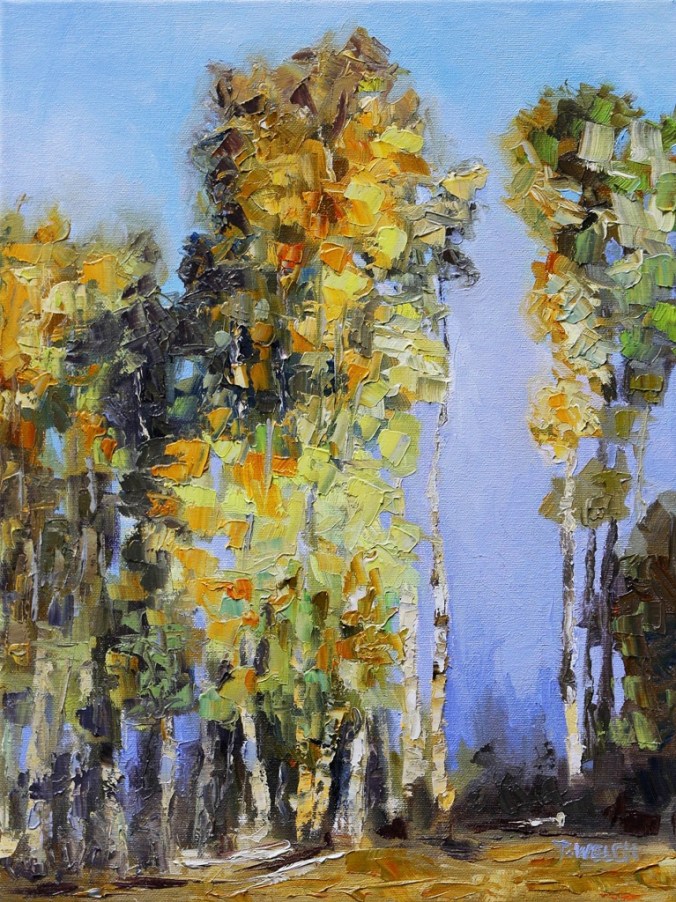 A Tall Tale of Autumn Stuart River 16 x 12 inch oil on canvas by Terrill Welch 2013_12_24 003