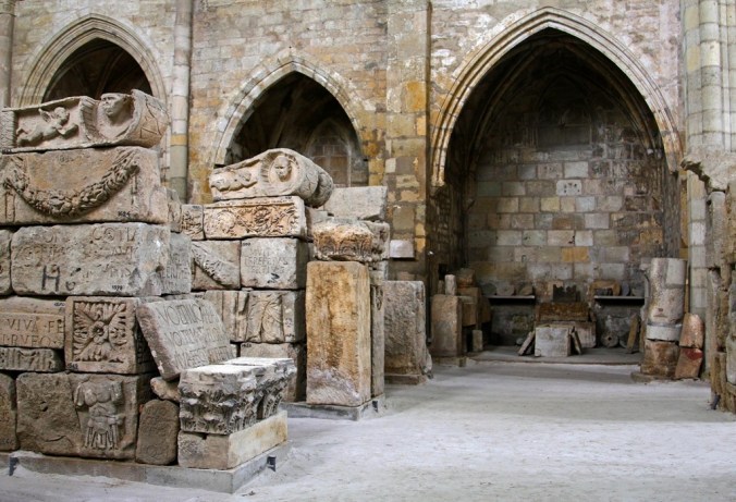 Lapidary Blocks in Our Lady of Lamourguier Narboone France 5 by Terrill Welch 2014_05_22 114