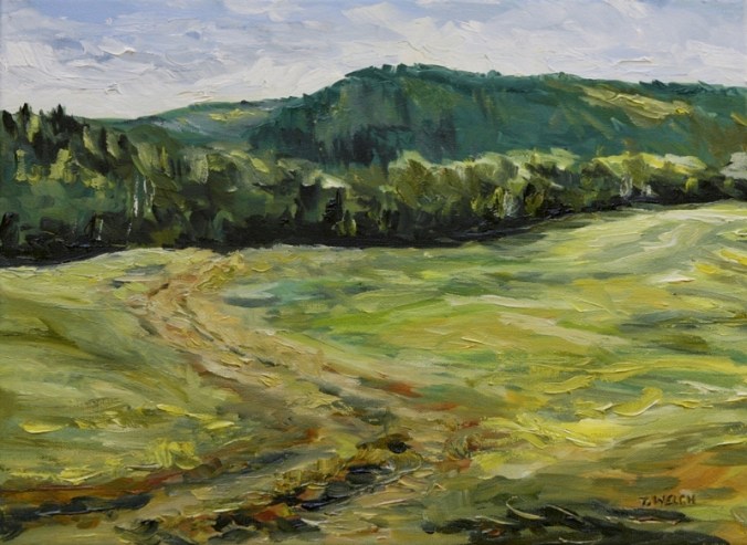 The Road to the World 12 x 16 inch oil on canvas by Terrill Welch 2012_09_02 019