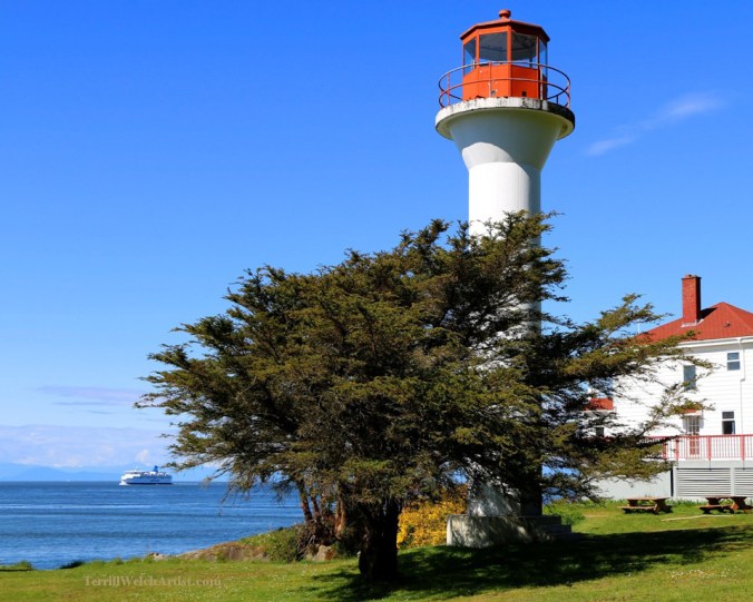 at the lighthouse Mayne Island by Terrill Welch 2015_05_07 005