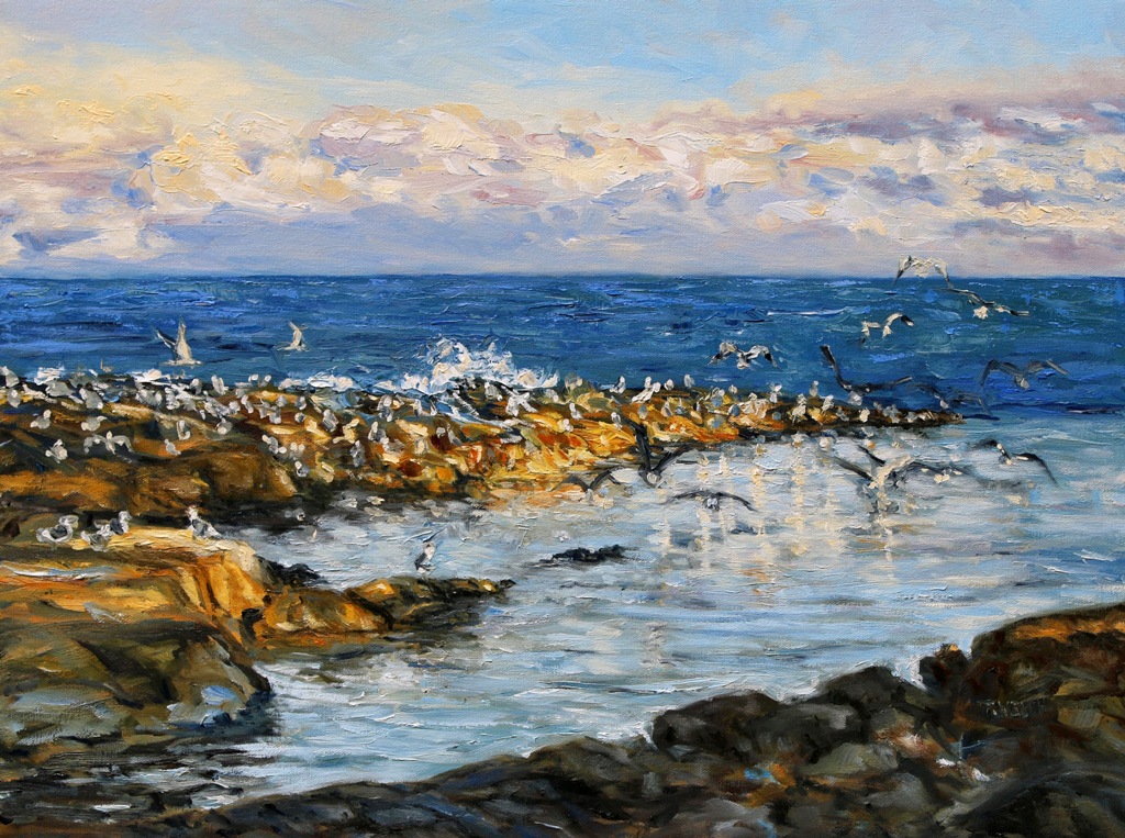 Winter 18 x 24 inch walnut oil on canvas by Terrill Welch 2015_11_10 024