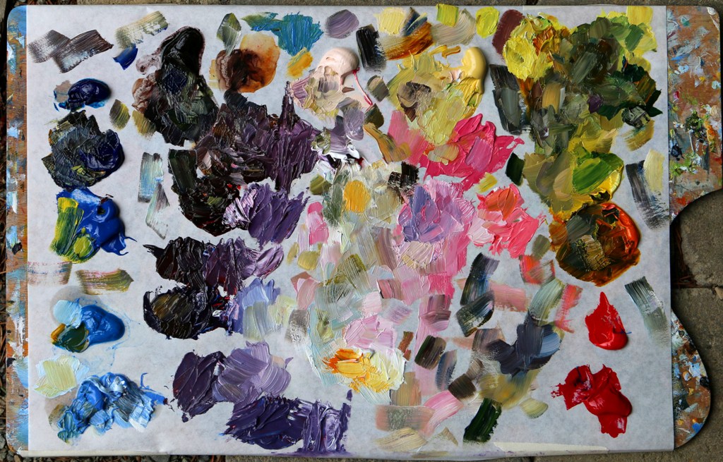 12. palette at the end of painting IMG_9280