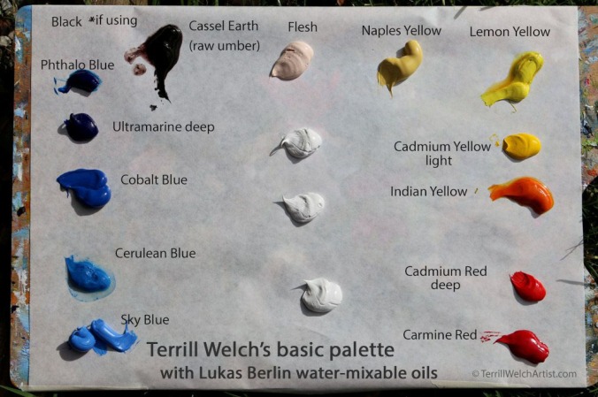 2. setting out palette by Terrill Welch IMG_9192