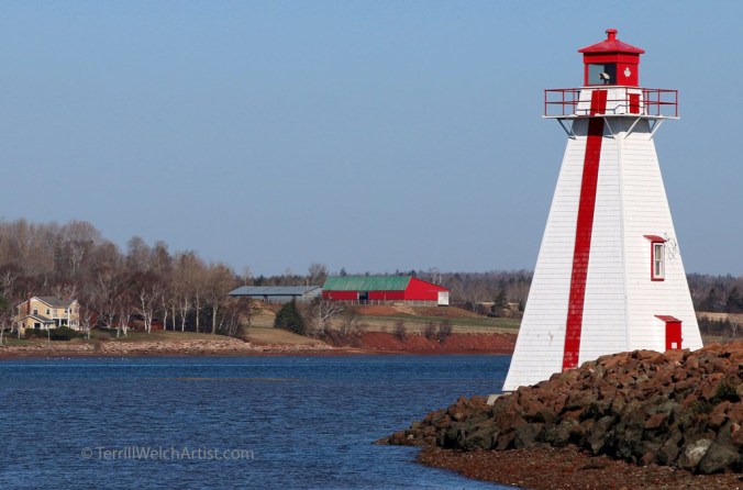 Lighthouse near Brighton Rd Charlottetown PEI by Terrill Welch IMG_3071