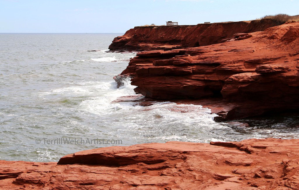Cliffs of Cavendish PEI by Terrill Welch May 11 2016 IMG_3816